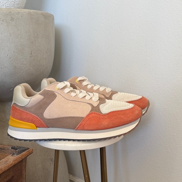 HOFF Women's Athletic Shoes in Orange, Tan, and Cream - Picture 3 of 13